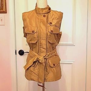 RALPH LAUREN gold vest